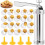 Cookie Press Kit 20Piece Baking Accessory Set, Manual Operation Cookie Machine, DIY Biscuit Maker (1 Set) 3