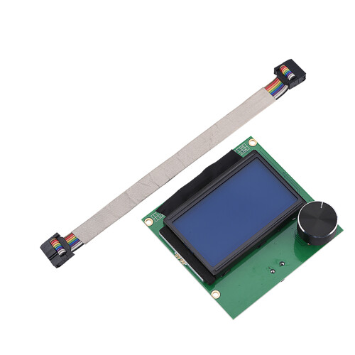LCD Display Screen for Creality CR‑10S 3D Printer Replacement with 2 Cables 1