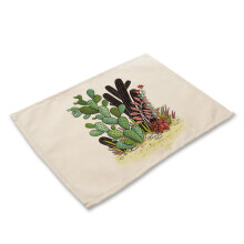 Jogo de jogos americanos decorativos, tapete de mesa trançado com design inspirado no sudoeste americano, elegante protetor de toalha de mesa
