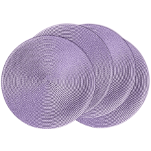 Covorașe rotunde lucrate manual pentru masa de bucătărie, covorașe rotunde împletite rezistente la căldură, 15 inch, covorașe de masă