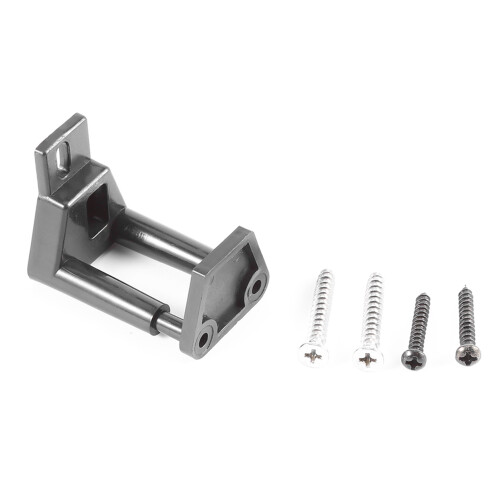 Sliding Barn Door Hardware Premium Plastic Bottom Guide Wall Mount with Screws 2