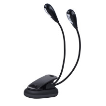 Compact Music Stand Clip Light with Flexible Arms 6 or 8 LED Beads