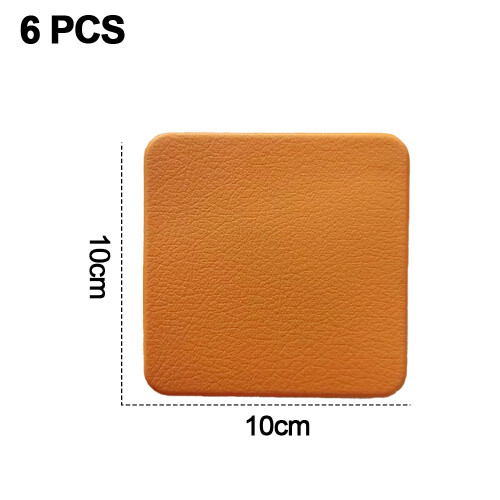 Rectangle Leather Labels, Waterproof Non-Slip Imitation Leather Embossed for Crafting Projects 1