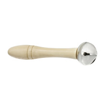 Mini-Holzhandglocke für Kinder, 12 cm, Sicher & Leicht
