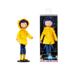 7-inch flexible fashion doll raincoat and boots-detachable clothes map gift