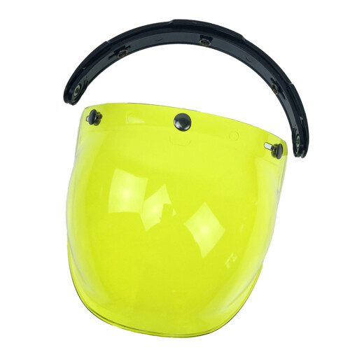 3-Snap Bubble Wind Visor for Biltwell Helmets, UV Protected, 22cm 2