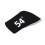 6-stückiges Set elastischer Golfschlägerkopfspanner Schwarz, 48-60, 11,57,5 cm 4