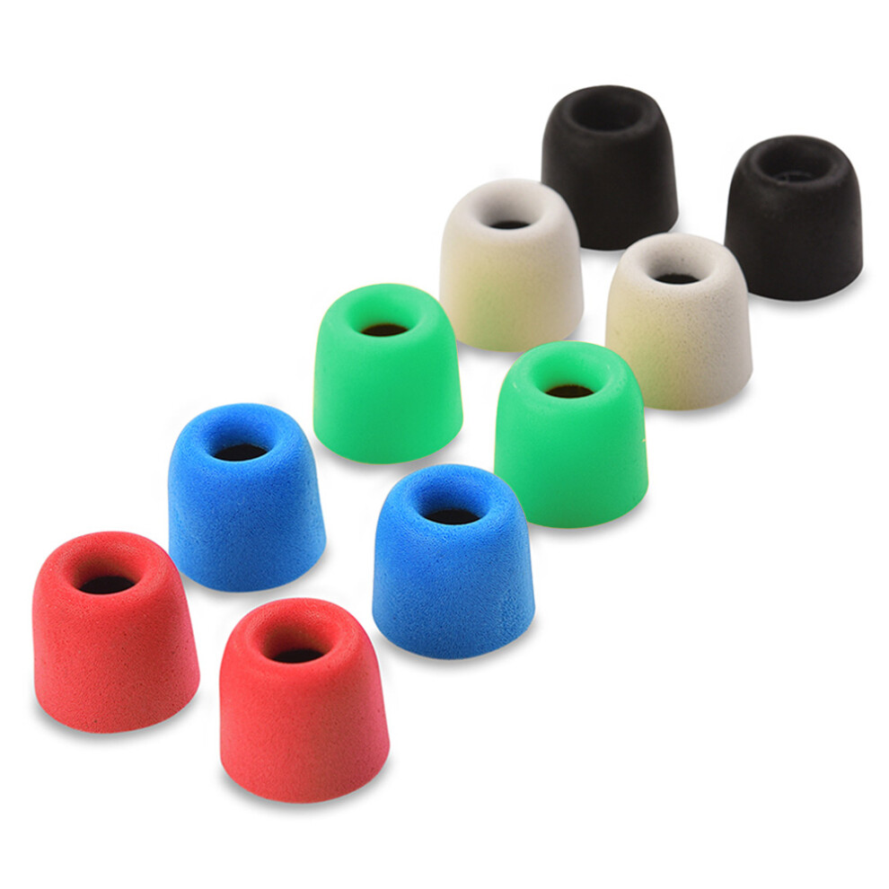 All-Day Comfort With 5 Pairs Of 4.9Mm Memory Foam Earphone Tips - 10 Pcs 8751362889216