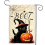 Toile avec image Décoration pour Halloween Jute avec chat noir 1