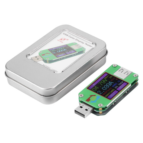 USB 2.0 LCD Strommesser 4,5-24V, 56 g, Kompakt, Farbdisplay 1