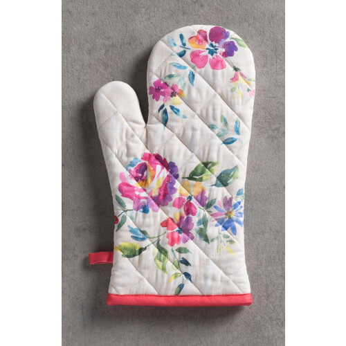 Maison d' Hermine Küchenhandschuhe Topflappen Hand gemalt 2
