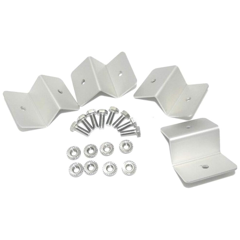 Z-Style Solar Panel Mounting Kit - 16-Piece Z Bracket Set For Rv Roof, Boat, And Off-Grid Solar Panel Installation 5906792625290