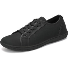 FUSHITON Baskets Unisex Noires Ă Lacets Taille 40