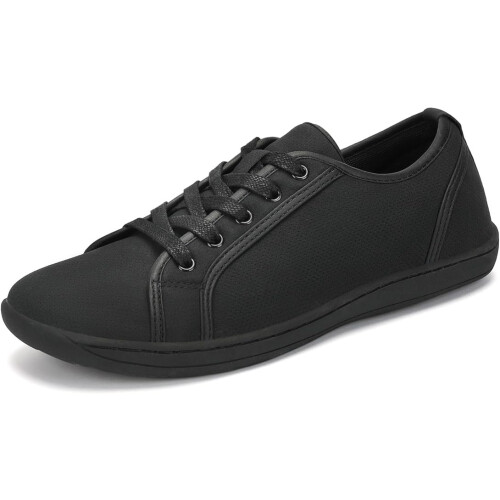 FUSHITON Baskets Unisex Noires à Lacets Taille 40