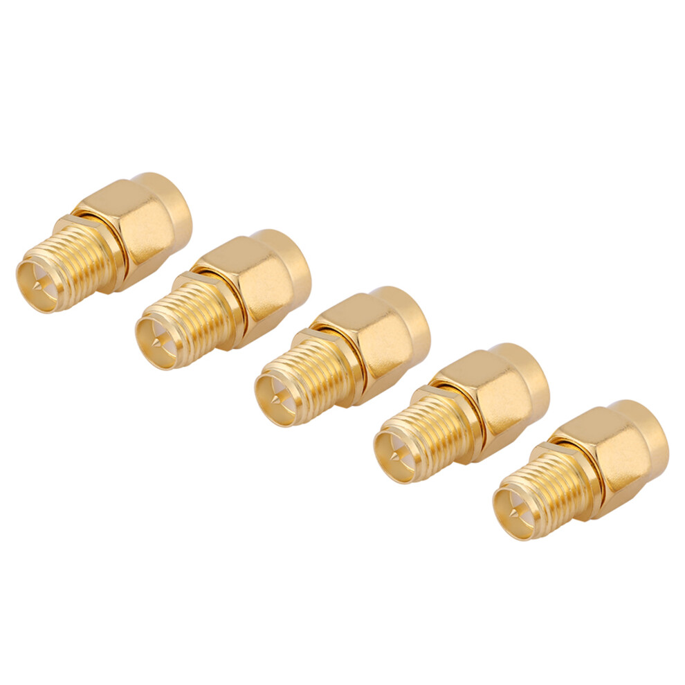 5Pcs Sma Male To Rp Sma Female Rf Coaxial Adapter Set, 50Ω, 0-6Ghz 8451362889017