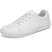 FUSHITON Unisex Schnürschuhe Weiß Größe 42 — freizeitschuhe herren, bequeme laufschuhe, fitness schuhe damen