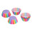 Μίνι θήκες για cupcakes Rainbow, σετ 120 τεμαχίων σε φωτεινό χρώμα, προσφέρει ποιοτικό 5