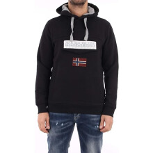 Napapijri Burgee Win Bluza z kapturem dla Dzieci Szara Rozmiar XXS