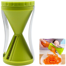 Wygodny spiralizer o rozmiarze szuflady kuchennej, idealny do diet niskowęglowodanowych i bezglutenowych, ostrza ze stali nierdzewnej o wysokiej