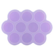 Bandeja de silicone para congelar e assar papinhas, própria para micro-ondas e lava-louças, ideal para assar e armazenar diversos alimentos, com