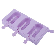 Formas de gelo ecológicas, antiaderentes, para fazer picolés, versáteis, de silicone, reutilizáveis, atóxicas, inodoras e insípidas, próprias