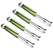 Hitzebeständige Mehrzweck-Küchenzange, Edelstahlkonstruktion, ergonomischer, hitzebeständiger Griff, rutschfester Griff, leicht und einfach zu
