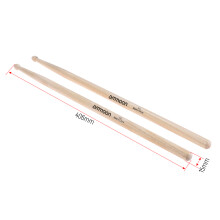 12 Pairs 5A/7A Wooden Drumsticks Fraxinus Mandshurica 16in/15.5in
