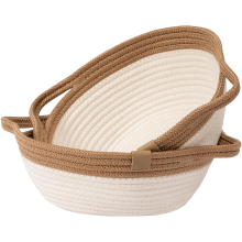 Paniers de rangement élégants LA JOLIE MUSE - Set de 2 pour une organisation parfaite