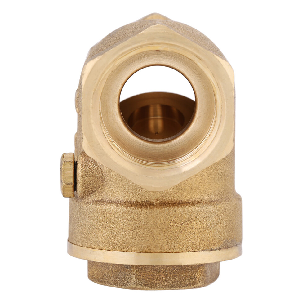 Dn15 Brass Female Thread Swing Check Valve 232Psi Water Backflow Prevention 7621362893302