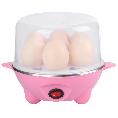 Rapid Egg Cooker For Hard Boiled Eggs, Automatic Shut-Off Egg Boiler With Double Layer Multi Functional Electric Egg Maker Includes Measuring Cup, Foo 1