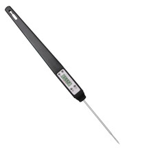Ultraschnelles Küchenthermometer mit integrierter Hintergrundbeleuchtung, umweltfreundlich und hygienisch, extra lange Sonde für sichere