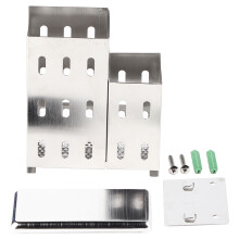 Besteckkasten aus Edelstahl, Wandmontage, Essstäbchen- und Löffelhalter mit Abflusslöchern, staub- und rostfrei, ideal für Partys, Süßigkeiten