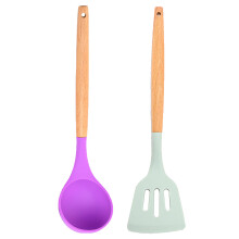 Set de ustensile de bucătărie din silicon antiaderent, ustensile de gătit din silicon rezistente la căldură cu silicon alimentar, design elegant