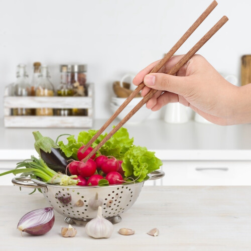 Σετ ξυλάκια chopstick, μη τοξικό φυσικό ξύλο, επαναχρησιμοποιήσιμο, φιλικό προς το 2