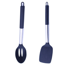 Ustensile de gătit multifuncționale cu suprafață antiaderentă, mânere din oțel inoxidabil rezistente la căldură, design ergonomic, ustensile