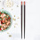 Φορητά ξύλινα chopsticks με μοτίβο Sakura σε ιαπωνικό στιλ, κομψό δώρο για τους λάτρεις 2