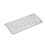 Stylish Silver Slim 2.4GHz Wireless Keyboard Mouse Bundle for Desktop 8