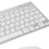 Stylish Silver Slim 2.4GHz Wireless Keyboard Mouse Bundle for Desktop 7