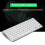Stylish Silver Slim 2.4GHz Wireless Keyboard Mouse Bundle for Desktop 3