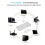 Stylish Silver Slim 2.4GHz Wireless Keyboard Mouse Bundle for Desktop 5