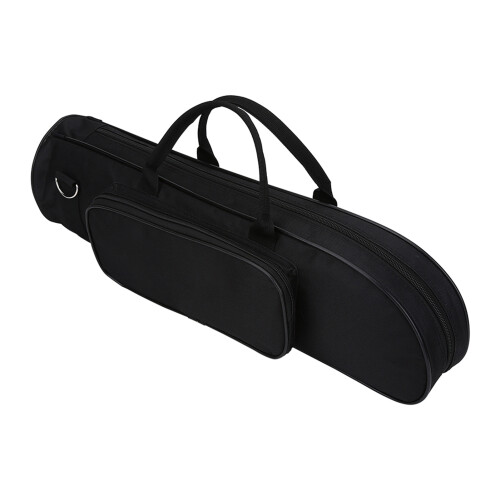 Compact Trumpet Case with Adjustable Strap & Multiple Storage Pockets