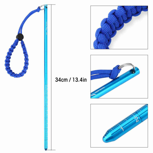 Underwater.Creature Pointer Stick and Noise Maker with Lanyard - Blue 1