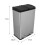 (Silver) Large Double Pedal Bin 60L Dual  Rubbish Recycling Waste Dustbin 5