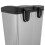 (Silver) Large Double Pedal Bin 60L Dual  Rubbish Recycling Waste Dustbin 10