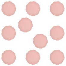 Heatproof Candle Stamping Pad Nonslip Silicone Base for-pink