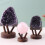 Multipurpose Crystal Ball Holder Wooden Display Rack-Small 2