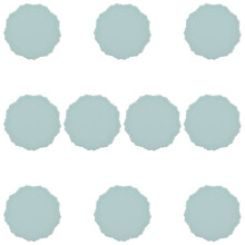 Premium Silicone Art Pad for Secure Candle Stamping-light blue