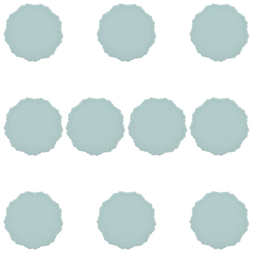 Premium Silicone Art Pad for Secure Candle Stamping-light blue