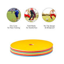 10Pcs High Elasticity PE Spot Markers, 6.1in Diameter, Assorted Colors