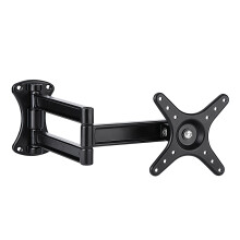 Neigbarer Schwenk-Wandhalter für 10-27" Flachbildfernseher, max. 10 kg, Schwarz